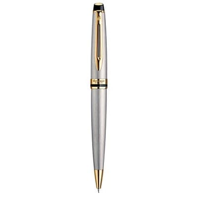 Ручка шариковая Waterman Expert позолоченная сталь 20042