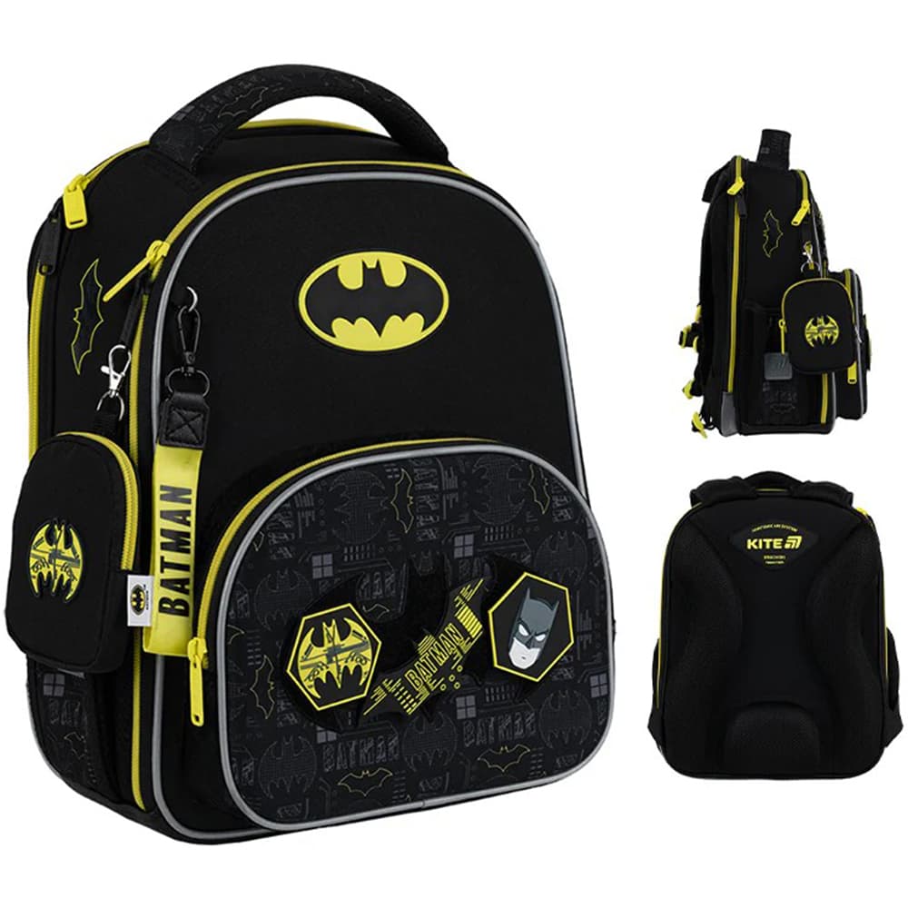 Рюкзак каркасный "Kite" Education DC Batman 2от.,3карм. №DC25-556M(4)