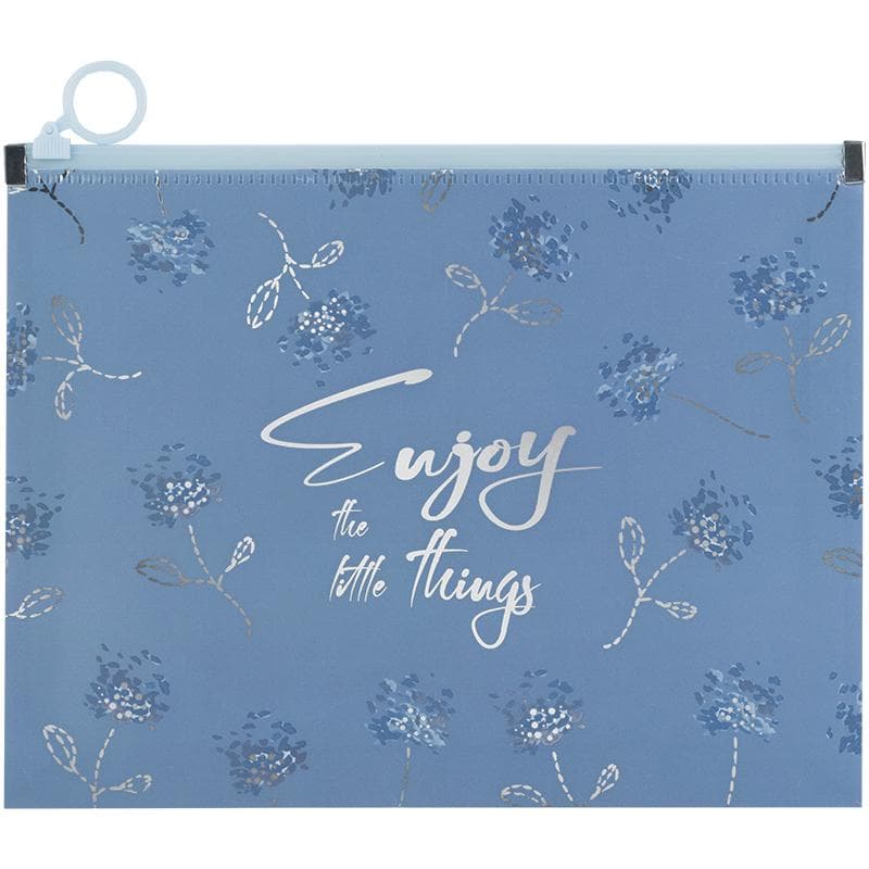 Папка "Axent" №1498-46-A Flower Symphony-3 А5+ zip-lock,на блиск.(12)