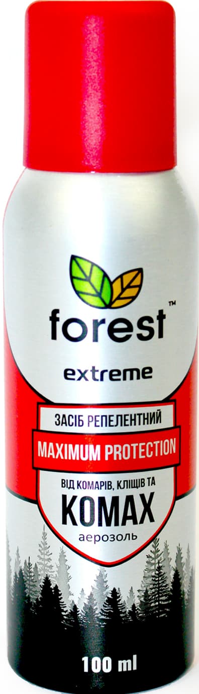 Аерозоль "Forest Extreme" від усіх літ та повз комах 100мл №5071
