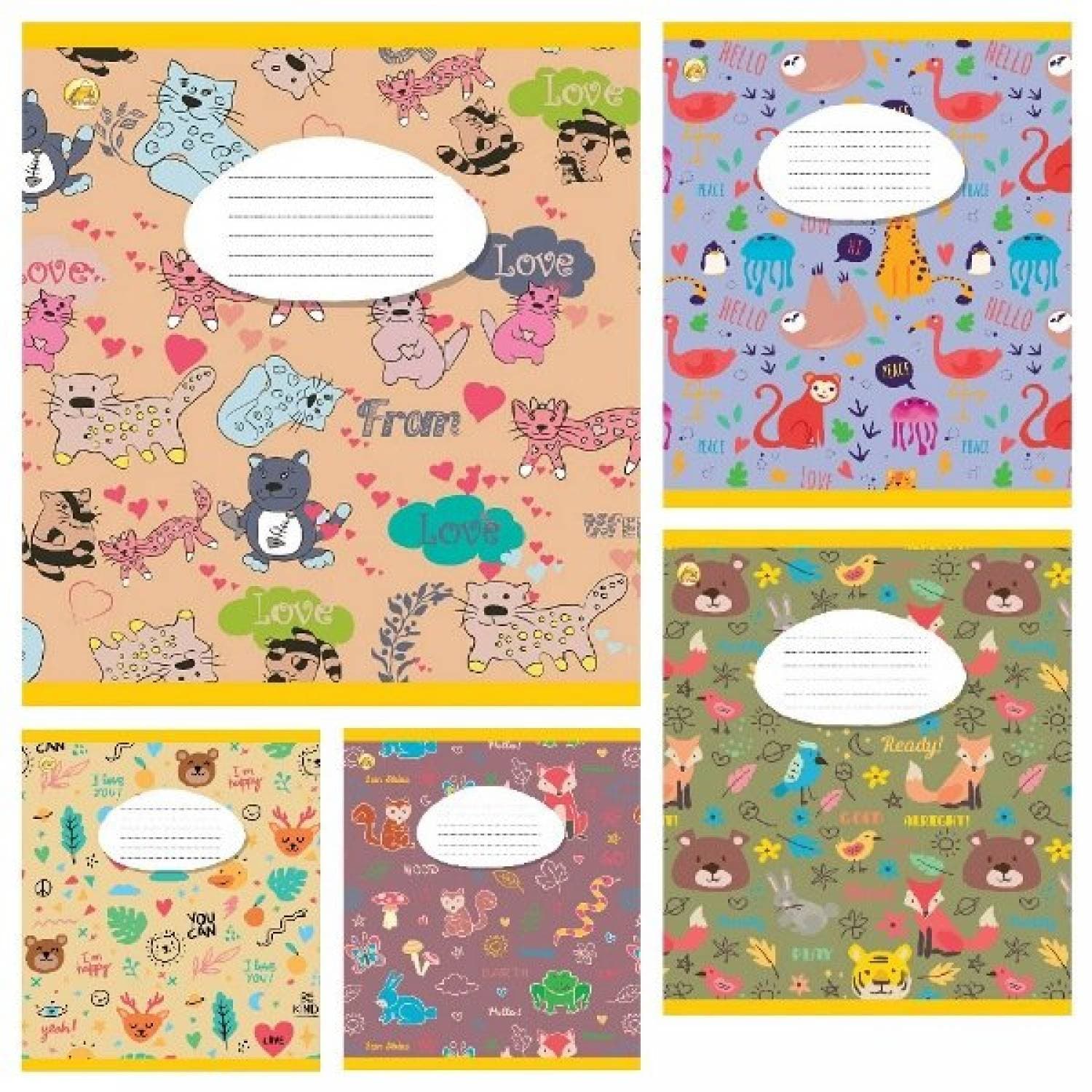Зошит 12арк. кліт. /ТВ/ "Animal pattern" №ТА51109(25)(600)
