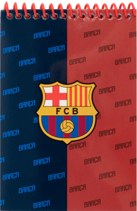 Блокнот пруж. А6 48л. б/лин. FC Barcelona №BC26-196/Kite/(20)