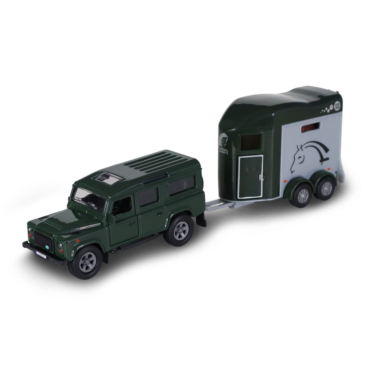 Игровой набор "Land Rover" с прицепом и фигурками лошадей №520460.270/КиддиСвит/