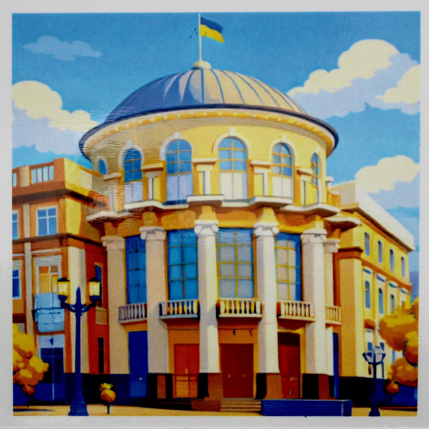 Магнит 7х7 №12 "Областной Совет"/НСВ/