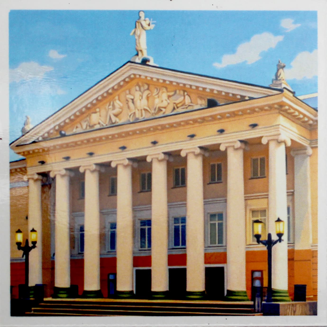 Магнит 7х7 №16 "Театр"/НСВ/