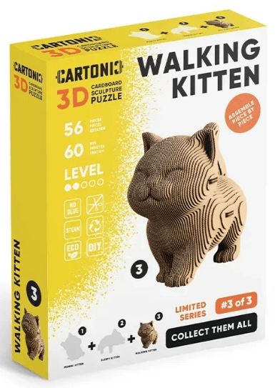 Пазлы 3D "Cartonic" Sleepy Kitten