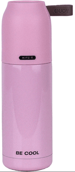 Термос метал. 0,35л "Kite" Pearl №K24-302-3 розовый перл.