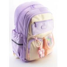 Рюкзак 2від.,5карм. 18" №90187-purple(20)